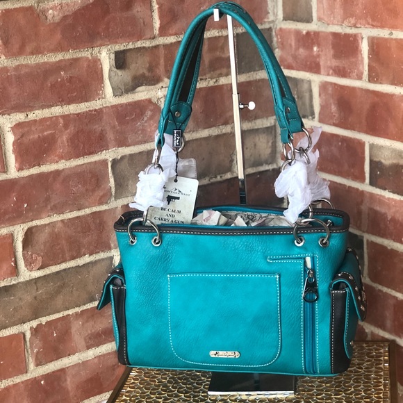 Montana West Beaded Steer Head Concealed Carry - Picture 4 of 8